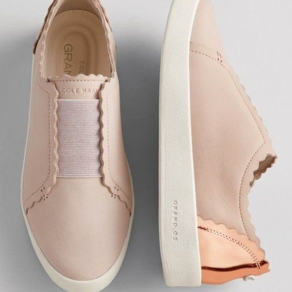 cole haan scalloped sneaker